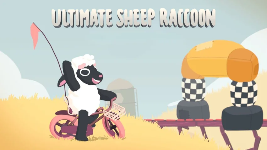 Ultimate Sheep Raccoon: безумные велогонки с ловушками и трюками